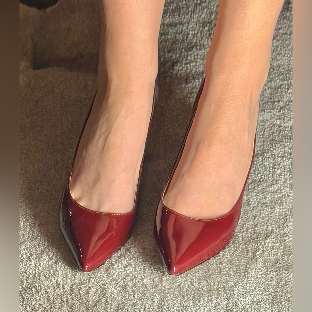 Marc Fisher “Zala” Red Patent Leather Pumps - Picture 4 of 7